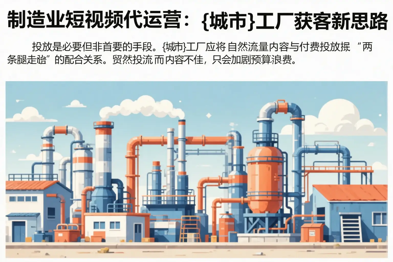 制造业短视频代运营：珙县工厂获客新思路